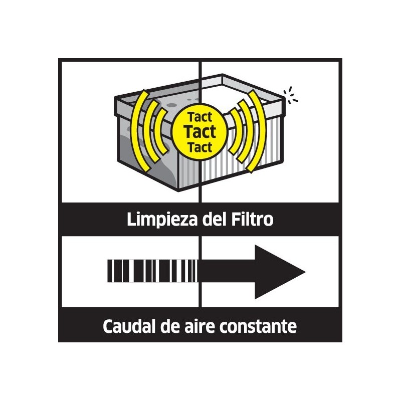 Aspirador en seco y húmedo NT 75/2 Tact² Me