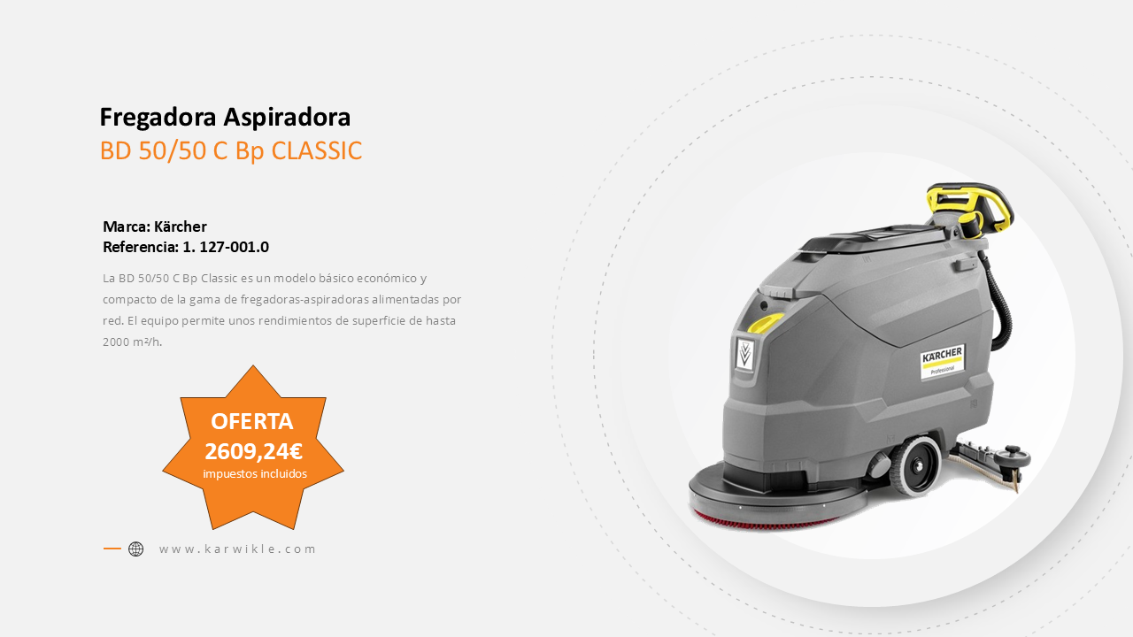 Fregadora Aspiradora BD 50/50 C Bp CLASSIC